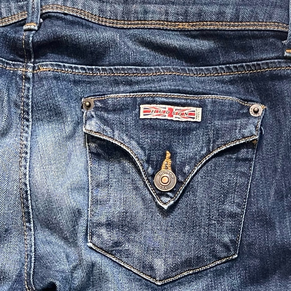 HP! 🎉❤️ Hudson Jeans Collin Skinny Fit Stretch Jeans - Picture 7 of 13